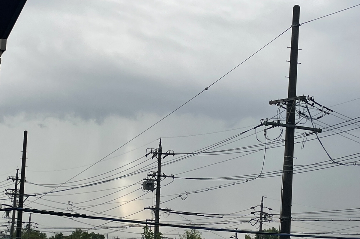 壁雲と激しい落雷 - 空の記録-Gallery of Atmospheric Optics