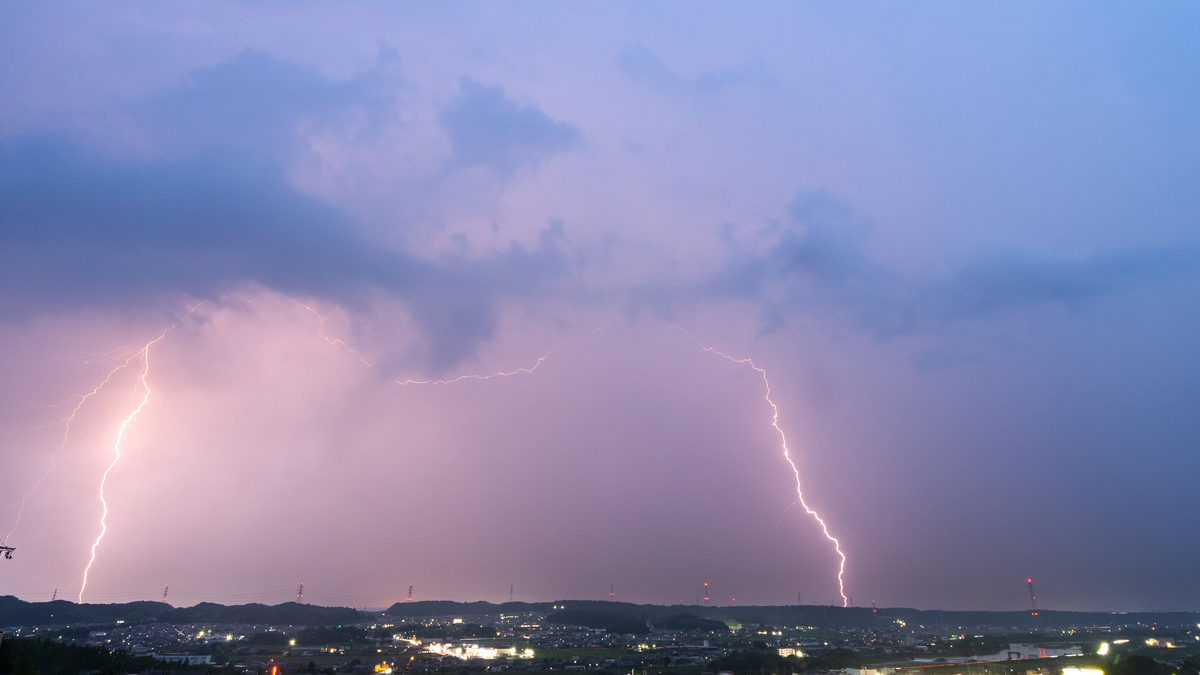 激しい雷雨が直撃！2時間の雷撮影 - 空の記録-Gallery of Atmospheric