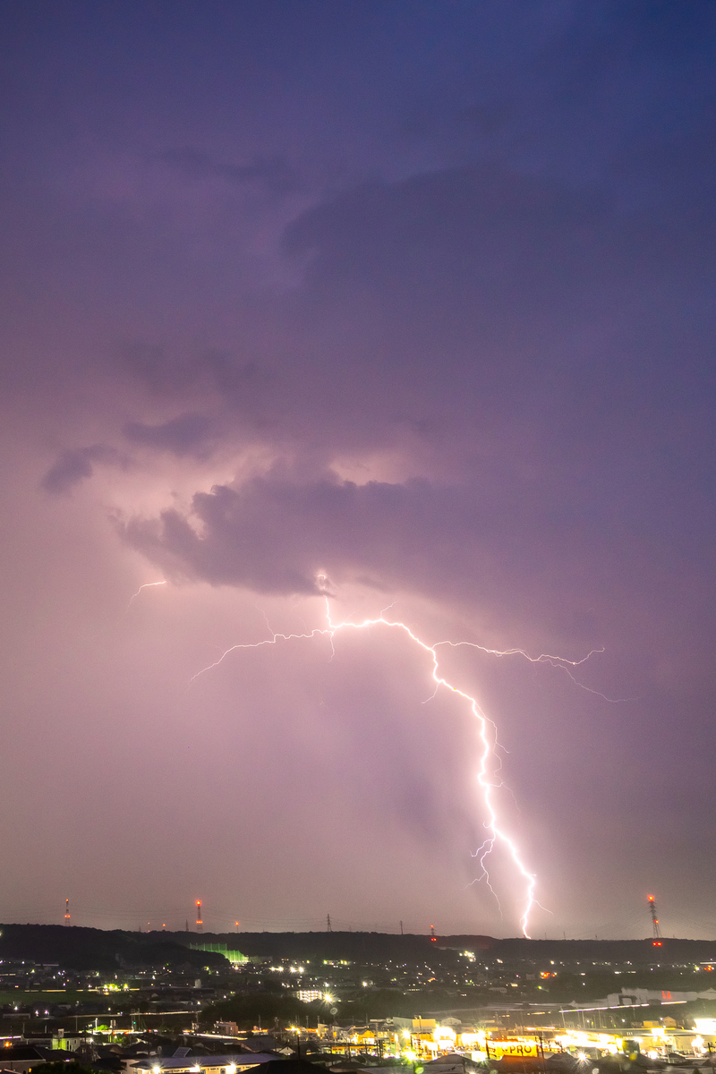 激しい雷雨が直撃！2時間の雷撮影 - 空の記録-Gallery of Atmospheric