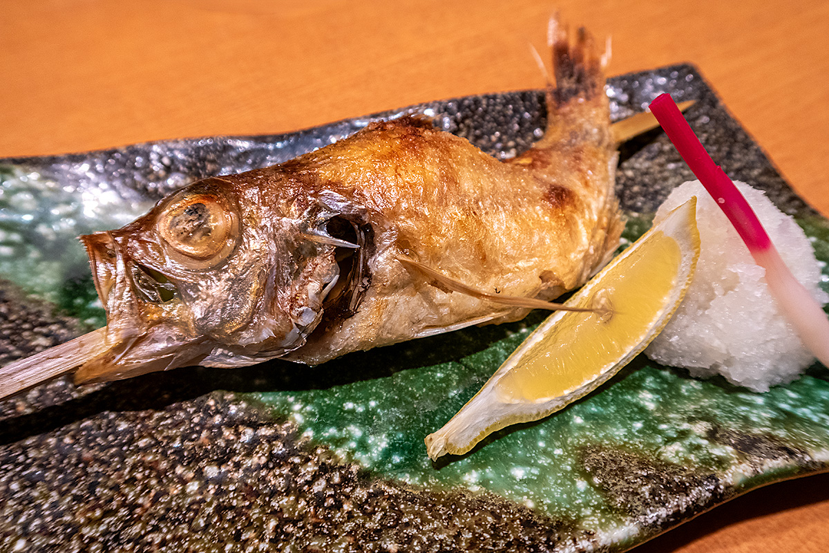 のどぐろ天然塩焼き