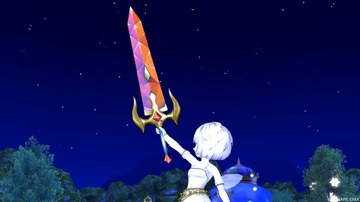 バトルトリニティの戦士のランクをカンストさせてジュエルブレードを入手しました ほしづくよのドラゴンクエストx日記 バトルトリニティの戦士のランクをカンストさせてジュエルブレードを入手しました ほしづくよのドラゴンクエストx日記