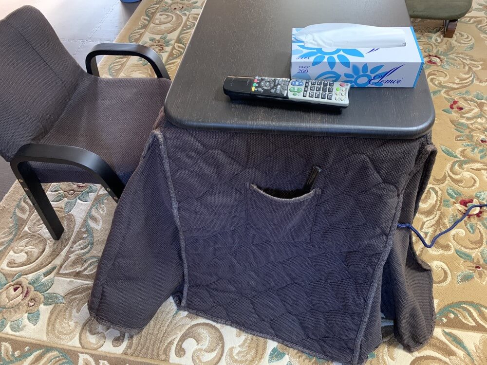 母が購入した〖一人用のコタツ〗がとても良かったですよ