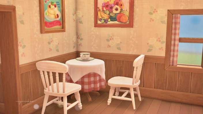 【あつ森・ハピパラ】ケーキ屋さんのレイアウト・カフェ