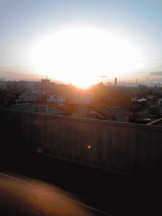 愛知の夕日.gif