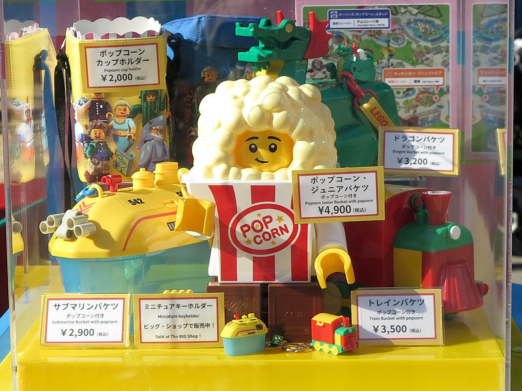 レゴランドが始まった！待望のミニフィグ型ポップコーンバケツが新登場