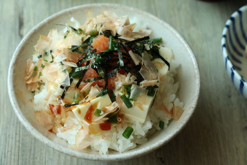 冷奴丼 明太子のせ ハナゴト 冷奴丼 明太子のせ ハナゴト