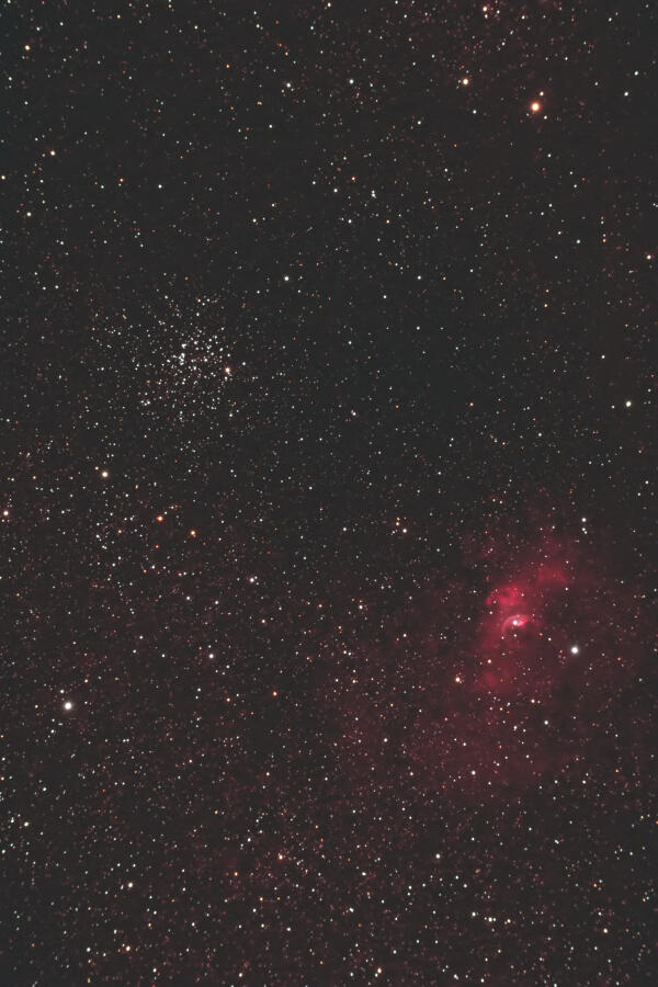 M52とバブル星雲 NGC7635