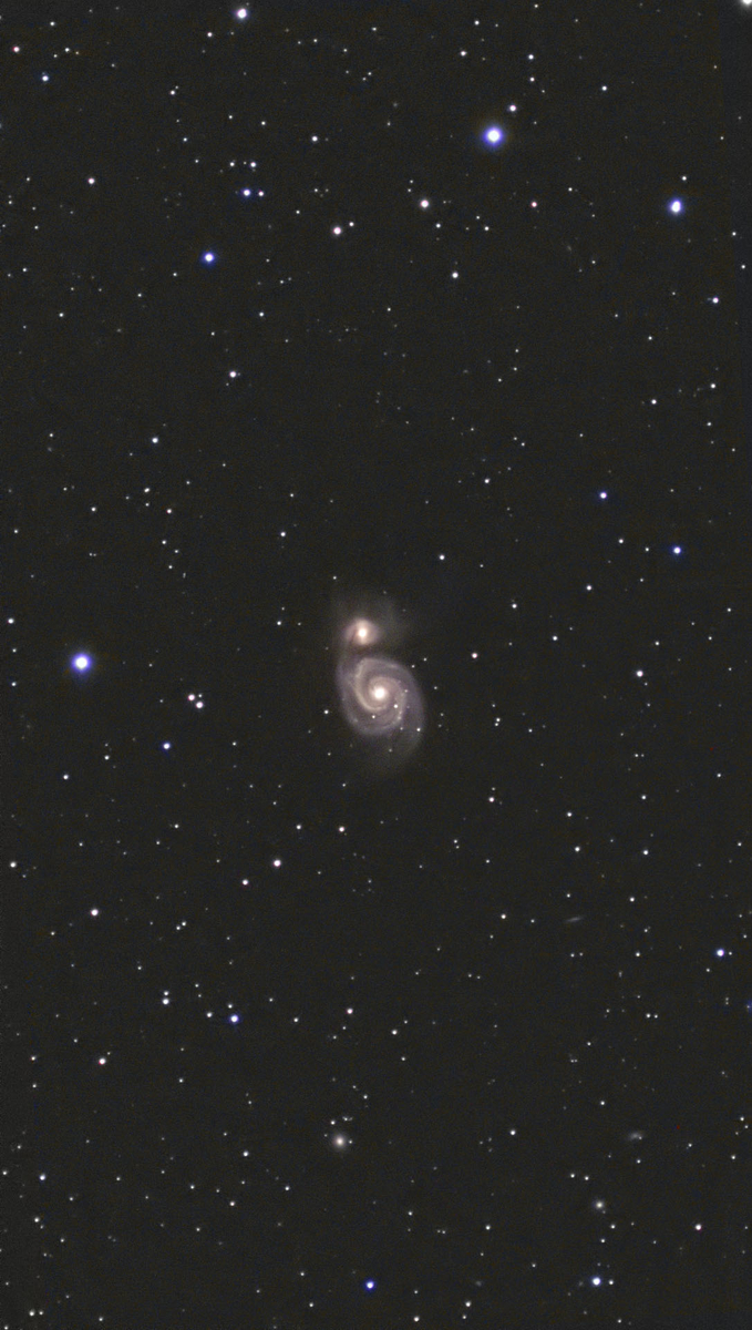 子持ち銀河 M51