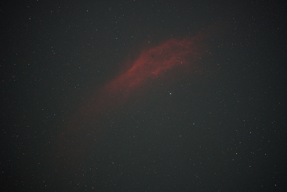 去り行く彗星とカリフォルニア - 星のつぶやき