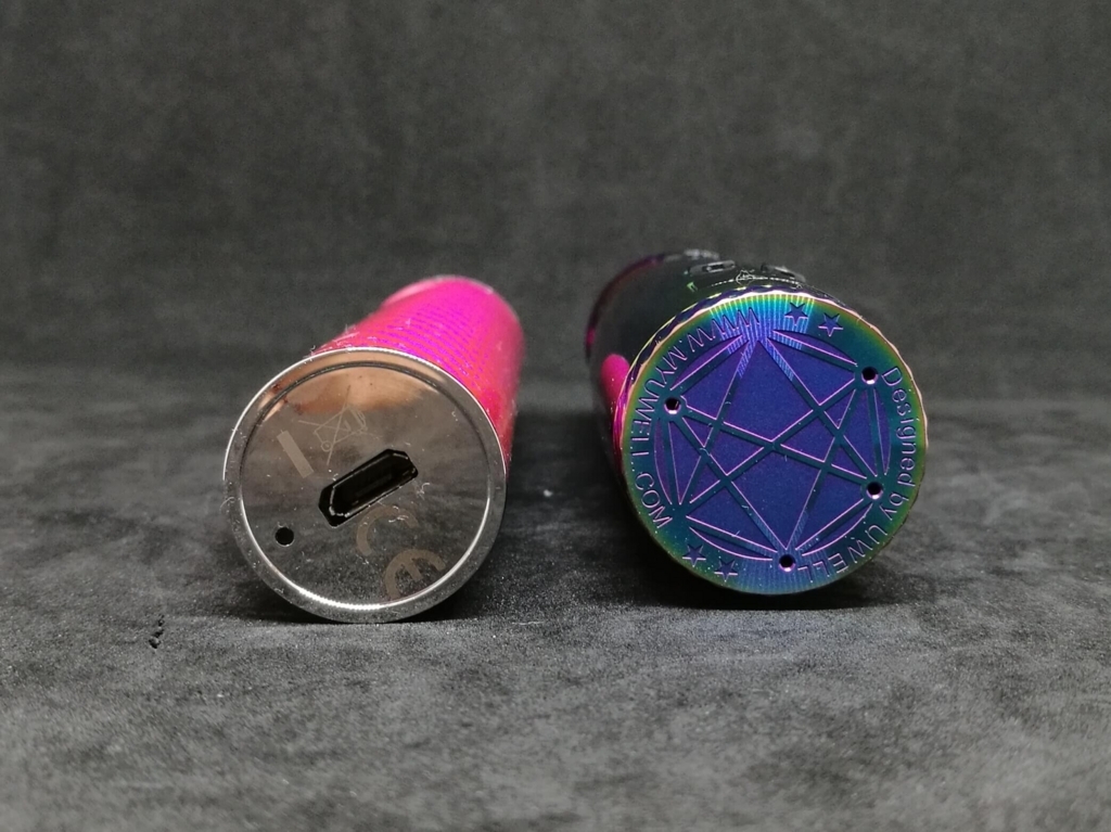f:id:hrktksm:20180513111005j:plain 左:Aspire K4・右:UWELL NUNCHAKU MOD(下から)