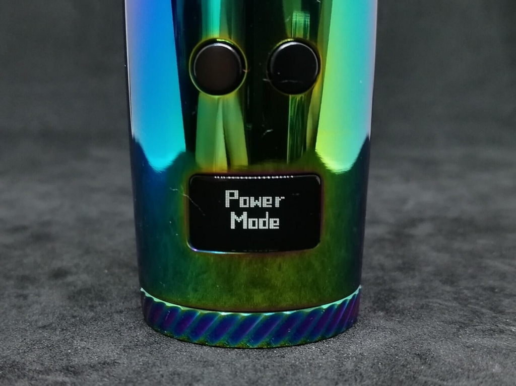 f:id:hrktksm:20180513111017j:plain UWELL NUNCHAKU MOD 液晶・モード切替中