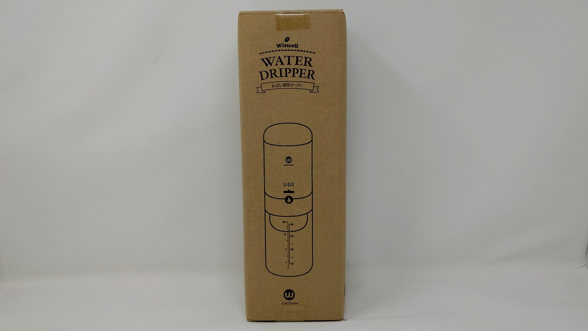 Wiswell コールドブリューコーヒーサーバー Water Dripper 外箱