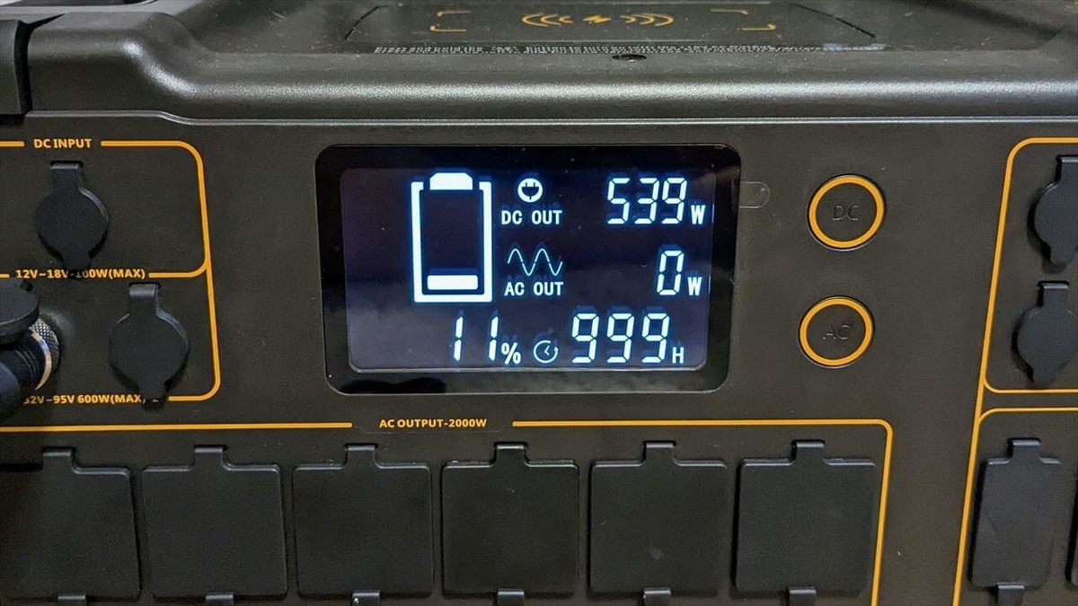 Pecron E2000LFP ポータブル電源をACアダプターで超高速充電