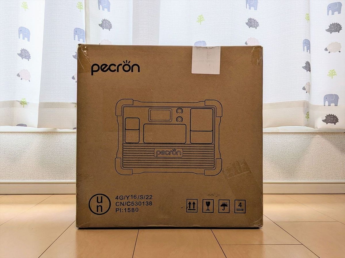 PECRON E600LFP ポータブル電源 外箱