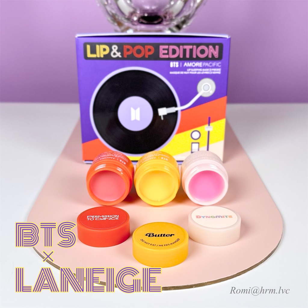 LANEIGE ♪ BTS × AMOREPACIFIC 【リップスリーピングマスク トリオ