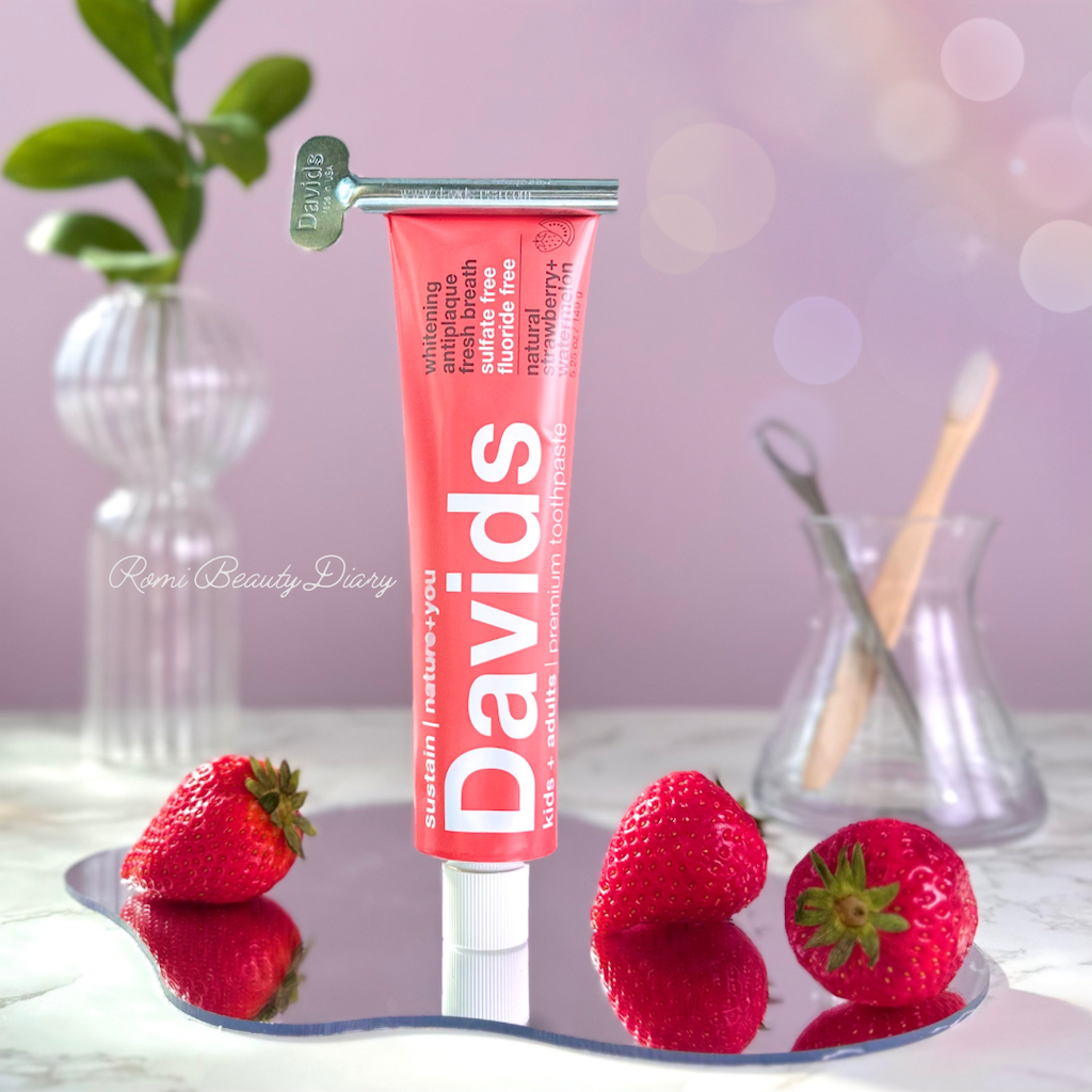 Davids ホワイトニングトゥースペースト ストロベリースイカ