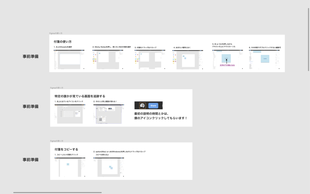 f:id:hrtnde:20200427125252p:plain Figmaの操作方法について紹介したスライドの画像
