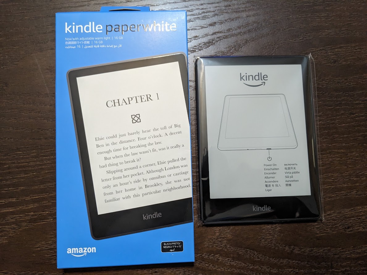 Kindle PaperWhiteの写真