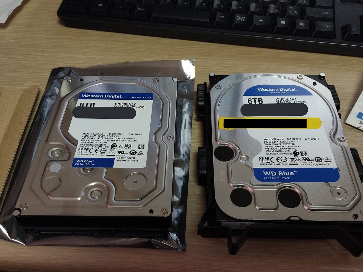 WD80EAZZ - 備忘録