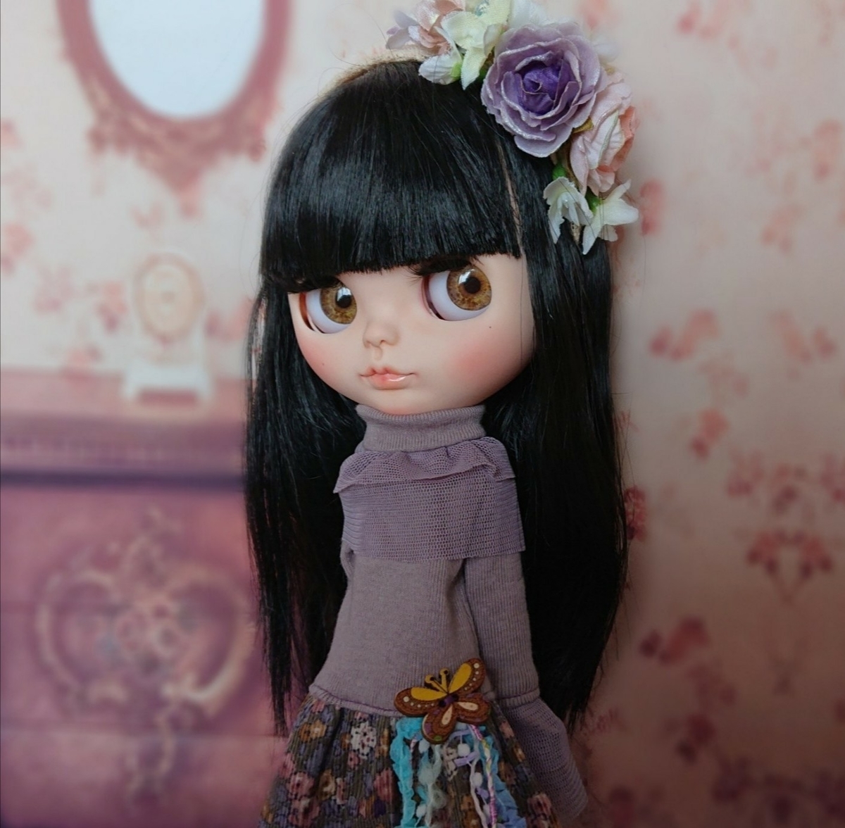 作家さんカスタムブライス右の黒い子 作家さんカスタムブライス右の黒い子