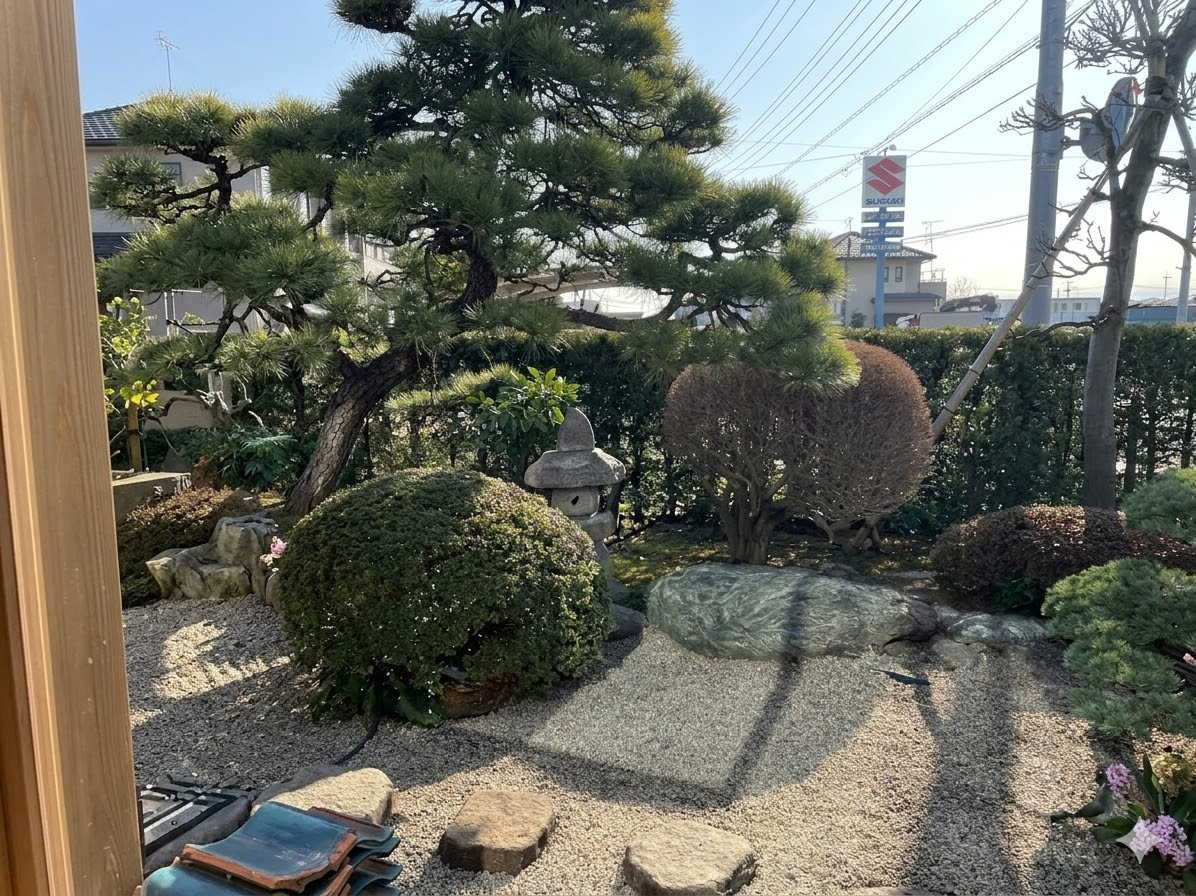 うしくぼ珈琲:和風庭園