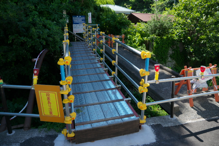 千貫門ビーチへの橋（２０１８／８）