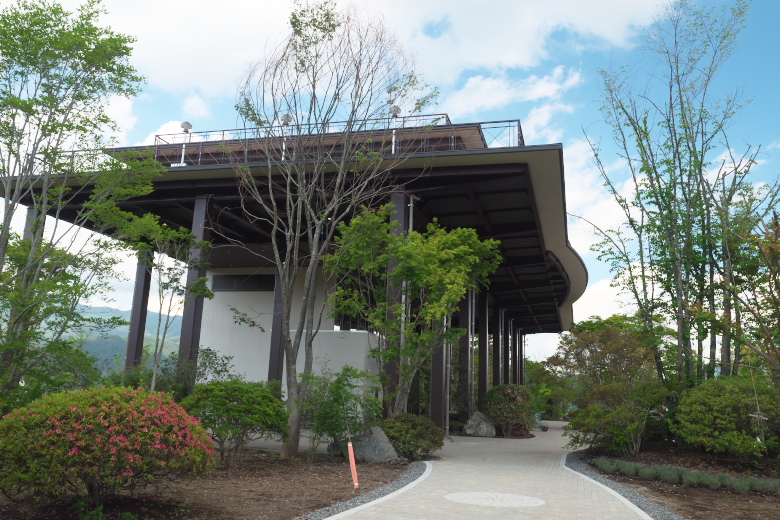 河口湖　ハーブ庭園 展望台