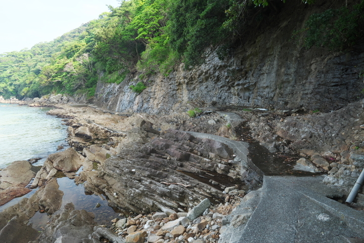 鍋田浜　遊歩道