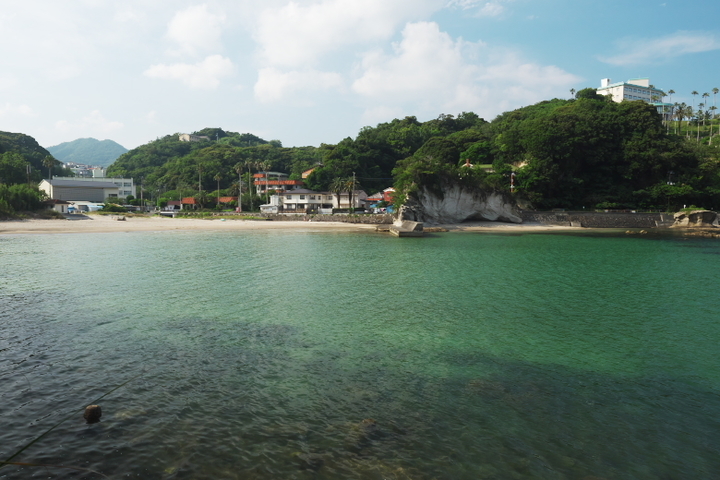 鍋田浜　沖の方から浜方向
