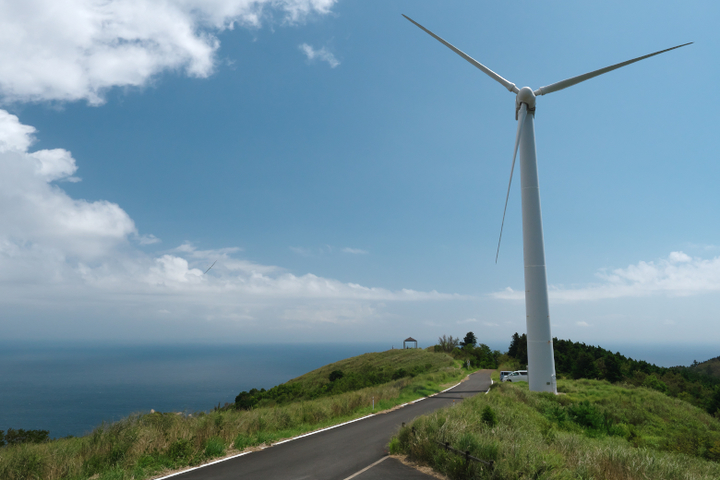 東伊豆風力発電の風車