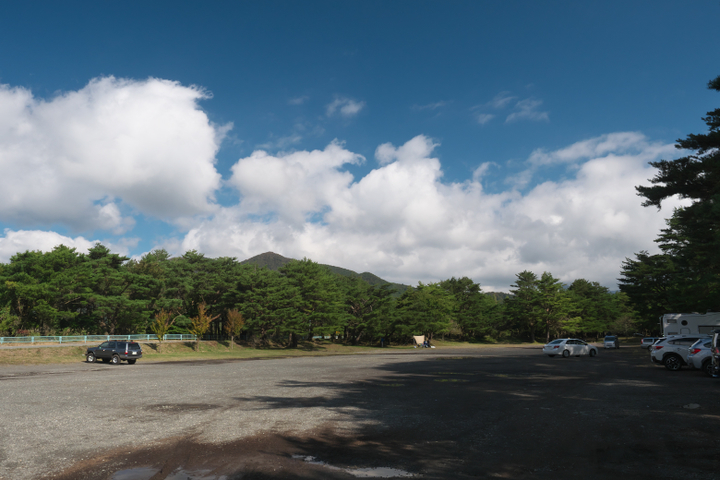 本栖湖キャンプ場 竜ヶ岳登山者駐車場