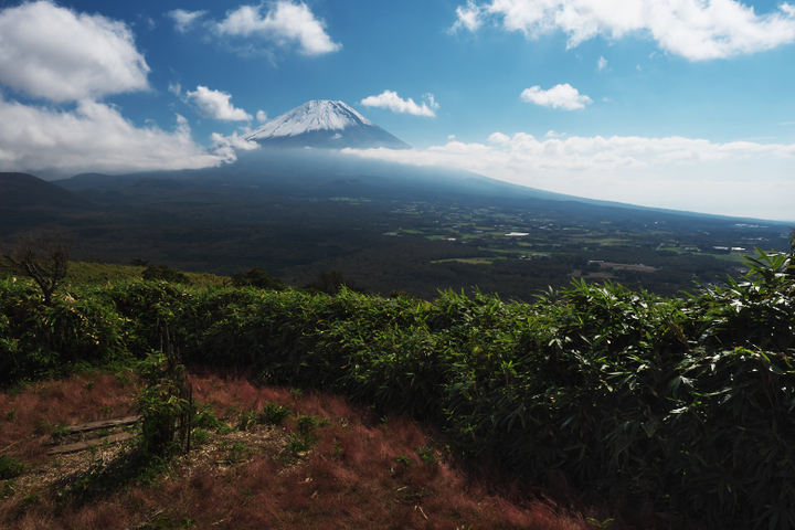 竜ヶ岳　展望台からの富士山