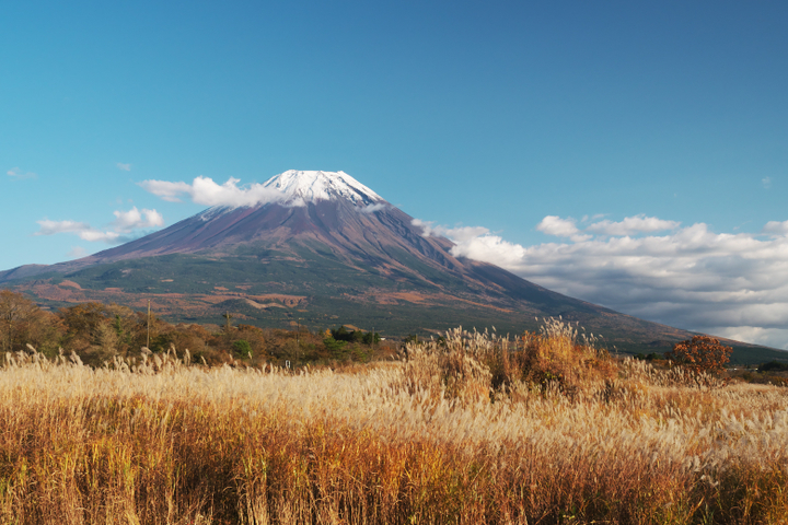 朝霧高原からの富士山