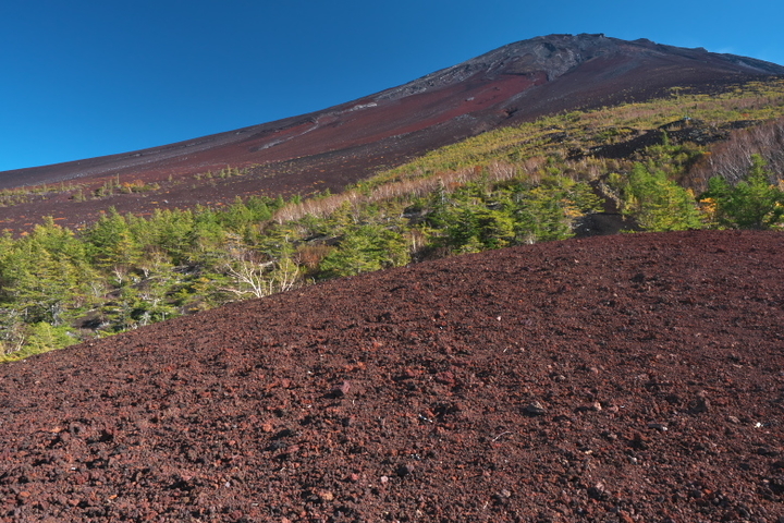 富士山 御中道復路 御庭奥庭第2火口列2