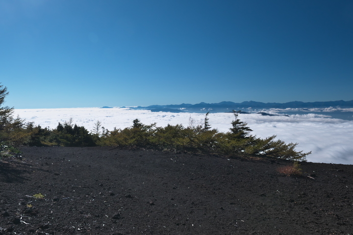 富士山 御庭復路 大沢崩れ方面