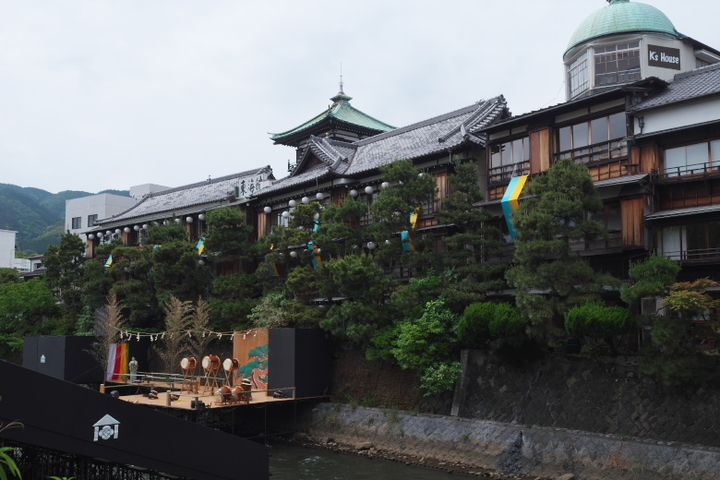 東海館 水上能舞台