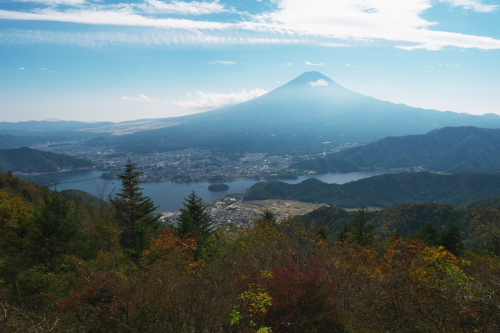 破風山　山頂付近からの富士山