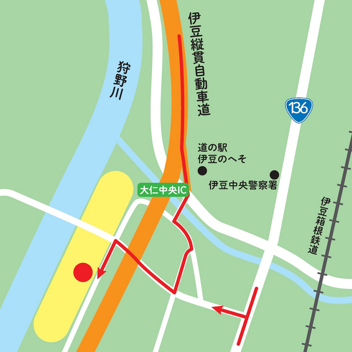 川の駅伊豆城山