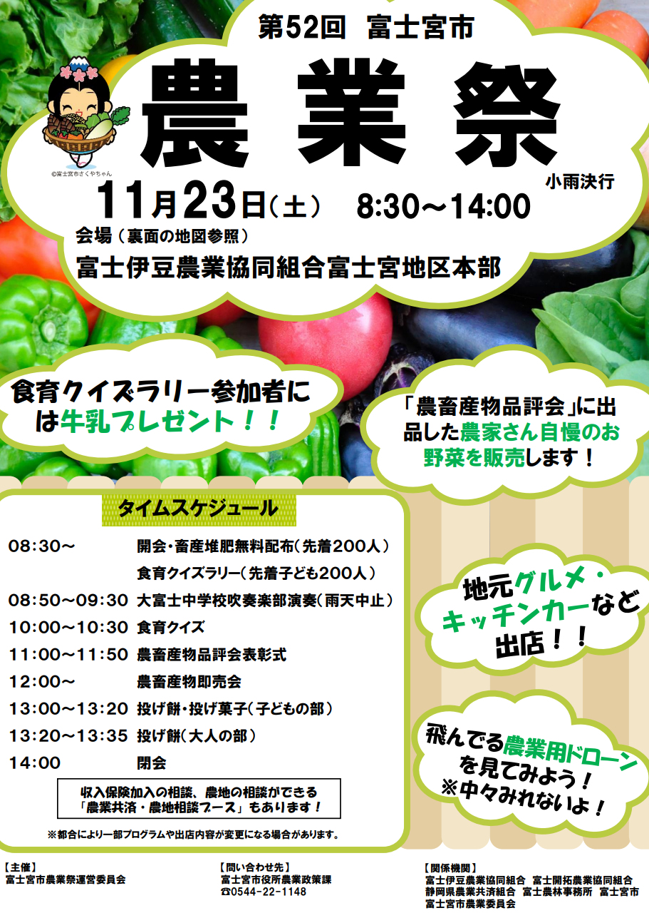 第52回富士宮市農業祭