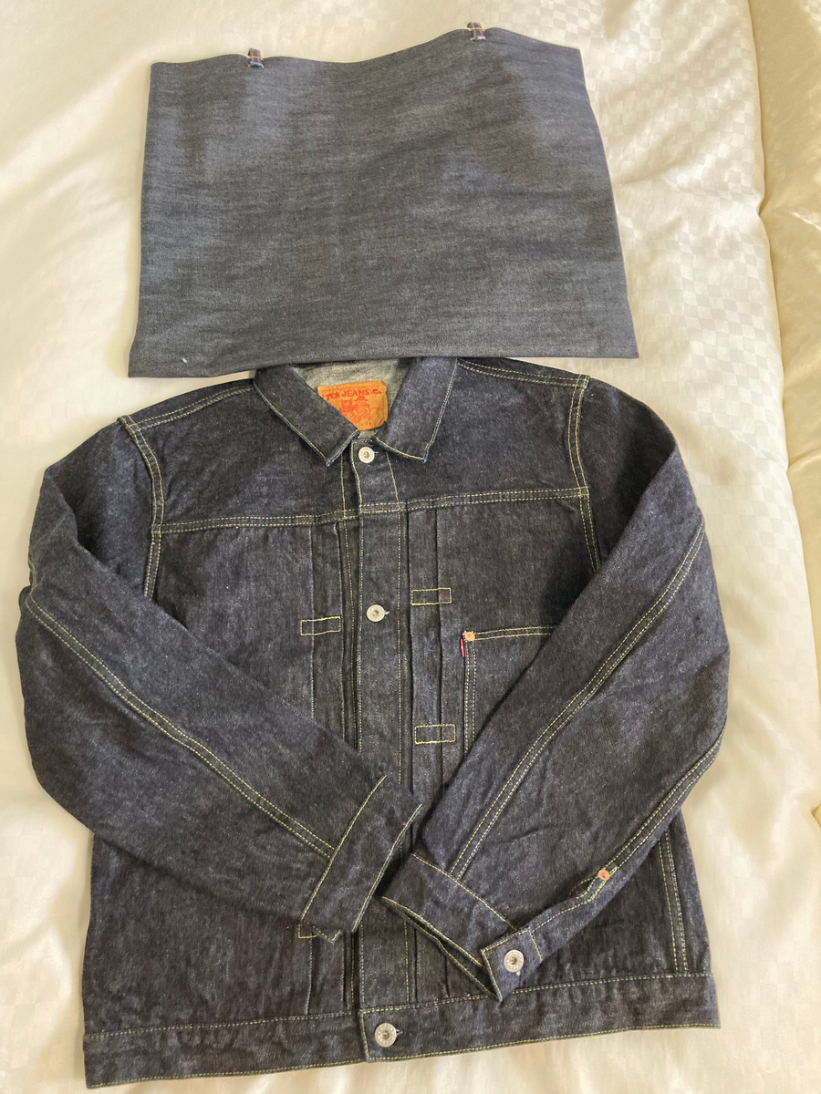 levi's 1st復刻 S506XX 大戦 FJ ブラックデニムジャケット 極美品】Levi's 先染め ブラック 1st デニムジャケット 大戦 FJ