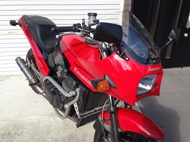 GPZ900R 初期型レプリカミラー付けたよ - べるの日記