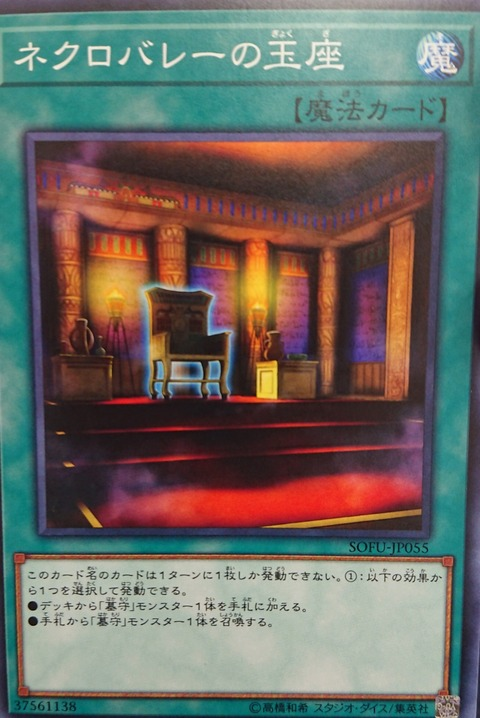 《ネクロバレーの玉座》 《ネクロバレーの玉座》