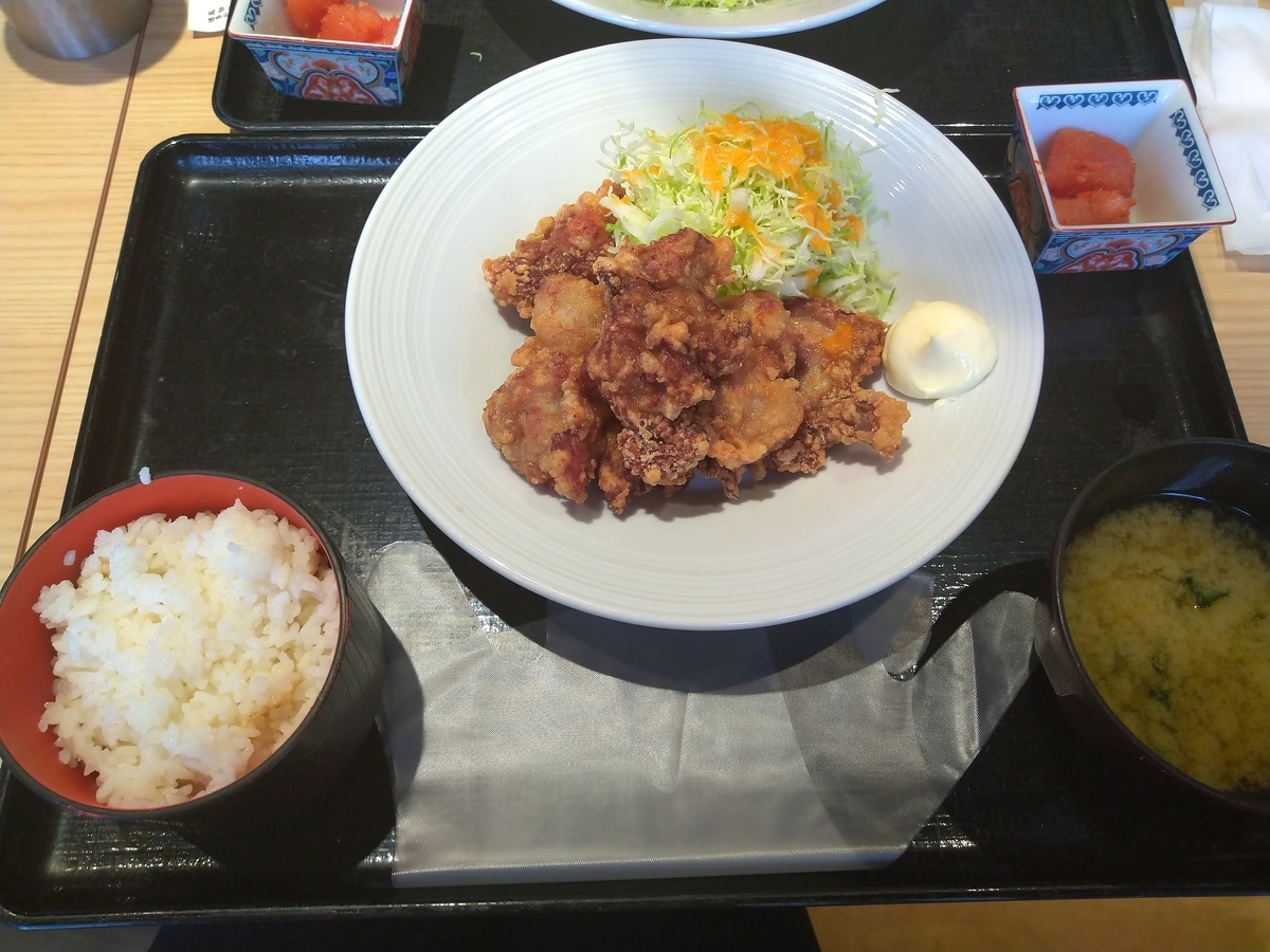 からあげ 明太子食べ放題だと ブログ名は考え中