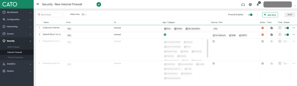 Cato Networksで無駄なトラフィックを削り取る Sidetech Cato Networksで無駄なトラフィックを削り取る Sidetech