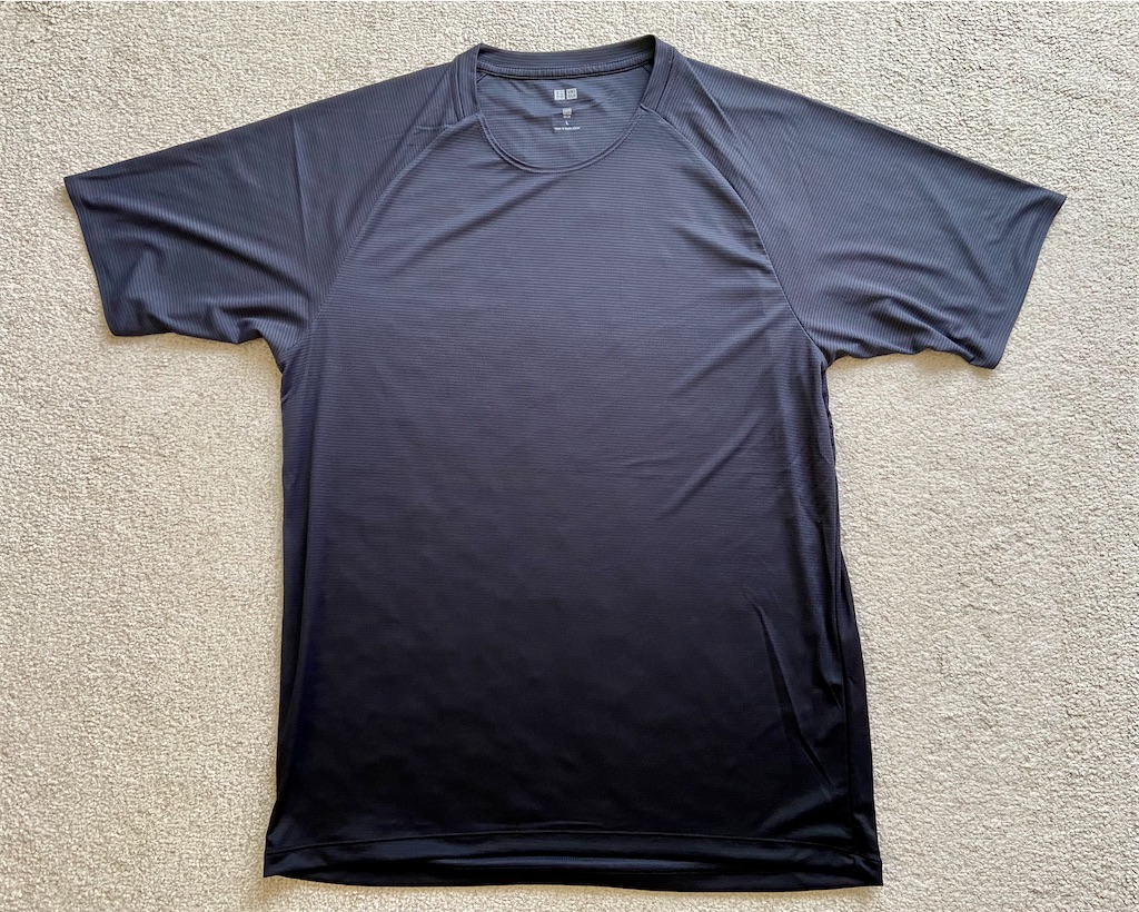 未使用　タグ付き　ユニクロ　ドライEXクルーネックTシャツ　M ユニクロ公式 | ドライEXクルーネックTシャツ