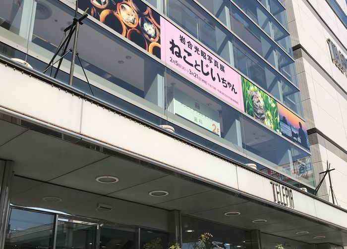テレピアホールの入り口前