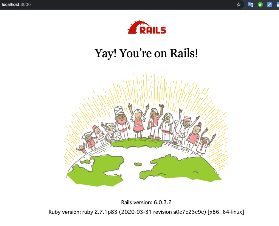 Yay! You're on Rails6 on Docker!