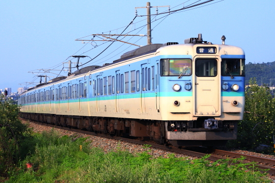 ナンバーフレーム 長野・直江津行き
