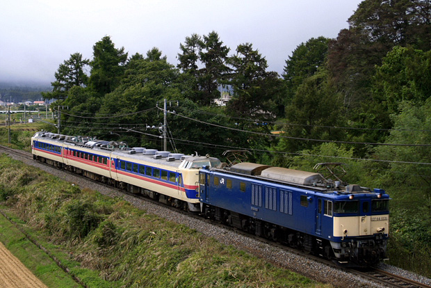 日本国有鉄道　485系交直両用特急型電車　側面方向幕  40コマタイプ（秋アキ） 日本国有鉄道 485系交直両用特急型電車 側面方向幕 40コマタイプ（秋