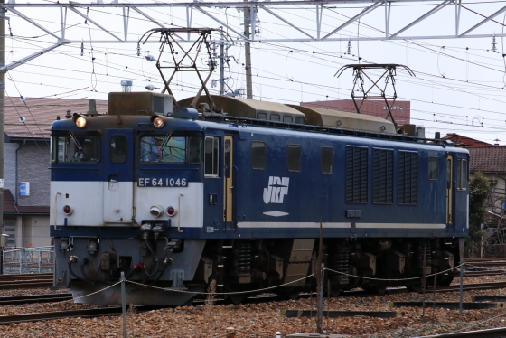 富士急6000系電車甲種輸送（EF64 1046牽引） - ガタゴト日誌